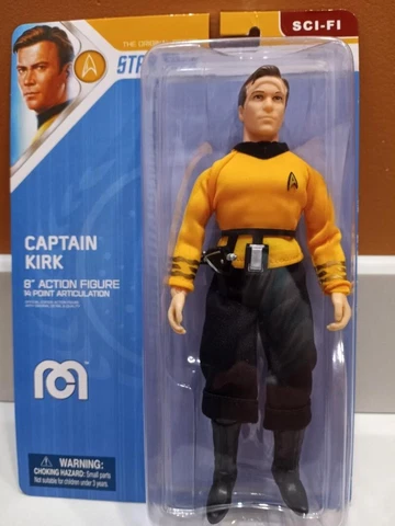 MEGO Star Trek Captain Kirk 2021 55 Years 8” Action Figure Cover