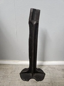Antique 14" Cast Iron Shoe Form Cobbler Stand No Markings - Picture 1 of 5