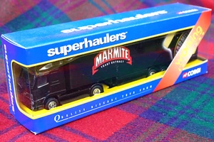 2004 CORGI #TY86716 Volvo FH12 "Marmite" (UK) curtainside SUPERHAULER 1/64 - Picture 1 of 6