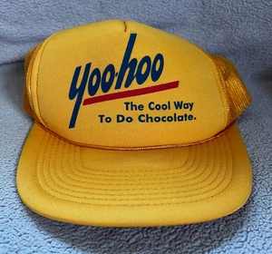 Vintage Yoo-Hoo Snapback Mütze Chocolate Drink Gelb Trucker - Bild 1 von 4