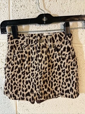 Carter’s 4T Leopard Corduroy Skirt With Shorts NEW - Image 1 of 4