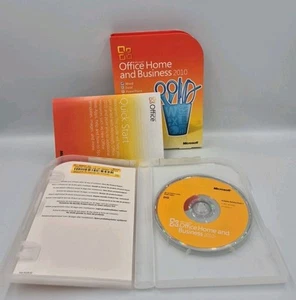 Microsoft Office 2010 Home and Business, Full UK DVD Retail box, for 2 PC's - Picture 1 of 13