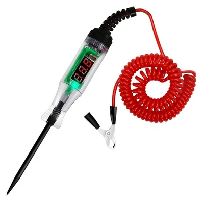 DFCROMI Automotive Test Light 5-90V Digital LED Circuit Tester with Voltage Display