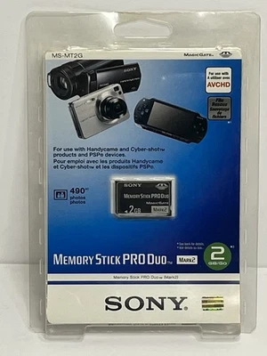 Sony 2GB Memory Stick PRO Duo Card - OEM - MSMT2G - NEW NOS - Image 1 of 4