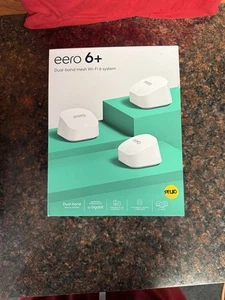 Sistema eero 6+ R010311 AX3000 Dual-Band Mesh Wi-Fi 6 (paquete de 3) (MIRA) - Imagen 1 de 9