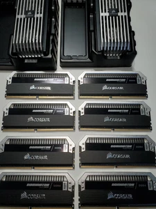 Corsair Dominator Platinum DDR4 128GB (8x16GB) 3200MHz RAM w/ Airflow Fans RGB - Picture 1 of 24