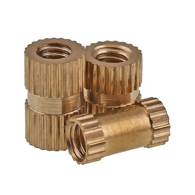 Messing Rändelmutter Gewindeeinsatz Einpressmutter Einschlagmutter M1.4 -M8 - Bild 1 von 4