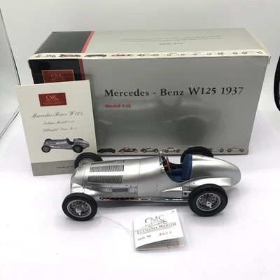 CMC Exclusive Models Mercedes - Benz W125 1937 1/18 M-031 Silver Open Box - Image 1 of 4