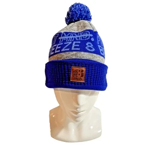 Big Freeze 8 Knit Fight MND Blue Beanie Pompom Acrylic Australian Footy AFL OSFM - Picture 1 of 5