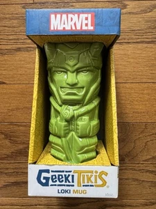 Geeki Tikis Loki Ceramic Tiki Mug Avengers Marvel Comics New - Picture 1 of 7