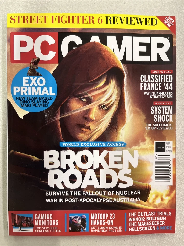 PC GAMER MAGAZINE SEPTEMBER 2023 BROKEN ROADS Issue 373 - Image 1 of 1
