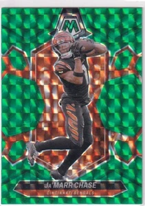 Panini Football NFL 2024 Mosaic No. 45 Ja'Marr Chase Green Mosaic Prizm - Bild 1 von 2