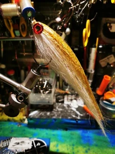 Pike predator fly - Hard Dace 6/0 - 8/9" by mcfluffchucker - Picture 1 of 24