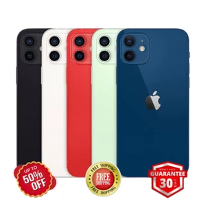 Apple iPhone 12 (128GB 64GB) Factory Unlocked Tmobile Verizon 5G LTe - Picture 1 of 10