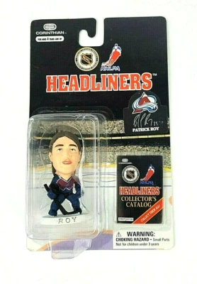 Figura Avalancha Patrick Roy Colorado 1997 NHL Corinthian Headliners Salón de la fama Foto 1 de 3