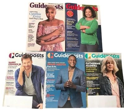 Lot 5 Guideposts Magazines 22019-2022 Random Assorted Issues Bundle - Image 1 of 4