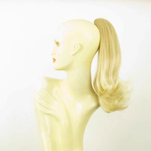Haarteil pferdeschwanz goldblond Poly Netz sehr hellblond 40cm ref 8 24bt613 - Bild 1 von 8