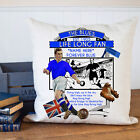 Personalised Chelsea Cushion Cover Football Fan Pillow Dad Birthday Gift Vfc16