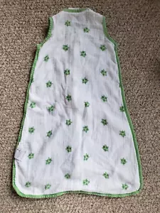 Aden By Aden & Anais Crepe Sleeping Bag Size S 0-6 M Turtles Organic Muslin - Picture 1 of 1