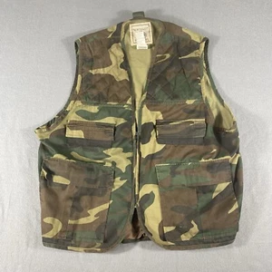 Northwest Territory Vest Mens Large Green Camouflage Outdoor Hunting Sleeveless - Picture 1 of 9