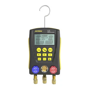 AUTOOL LM120 Refrigeration Digital HVAC Manifold Gauge Vacuum Pressure Temp Test - Picture 1 of 10