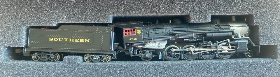N Scale DCC Sound Model Power Southern SRR 2-8-2 Mikado #4745 Steam Engine - Image 1 of 1