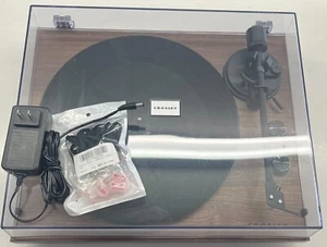 AS-IS Crosley C62B-WA 2-Speed Bluetooth Turntable Record Player With Accessories - Picture 1 of 4