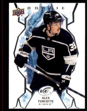 2021-22 UD Ice Base Rookies #143 Alex Turcotte - Los Angeles Kings