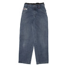 HERE & THERE Mens Jeans Blue Relaxed Straight W27 L29