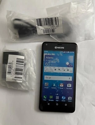 Kyocera Hydro VIEW 4G LTE 8gb android CRICKET WIRELESS Black cellphone  C6742 - Image 1 of 2