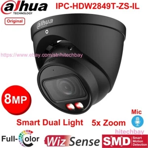 Dahua 8MP Smart-Dual-Light 5xZoom WizSense PoE MIC IP Camera IPC-HDW2849T-ZS-IL - Picture 1 of 5