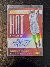Anthony Bennett 2015-16 Nba Hoops Hot Signature Auto