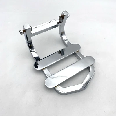 Mini portaequipajes trasero cromado OEM Harley 52775-71 Dyna FXR Sportster XL Foto 1 de 4