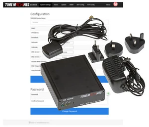 TimeMachines TM2000B GPS OCXO Disciplined PTP NTP Network Time Server w/ Antenna - Picture 1 of 15