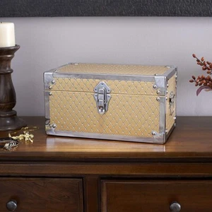 Household Essentials 9247-1 Small Bling Decorative Storage Box - Picture 1 of 7