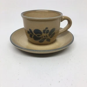  Pfaltzgraff Folk Art Teacup & Saucer  - Picture 1 of 10