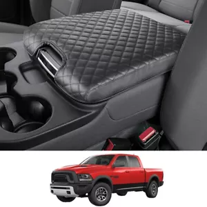 Leather Center Console Armrest Cushion Cover For 2013-2023 Ram 1500 2500 3500 - Bild 1 von 12