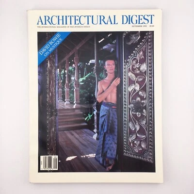David Bowie Architectural Digest Magazine Mustique Issue September 1992 - Image 1 of 4