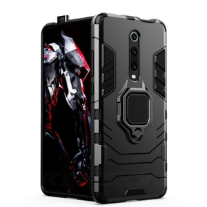 Hybrid Holder Stand Hard Case Cover For Xiaomi Mi A1 A2 Lite 9 8 Lite Play F1 - Picture 1 of 16