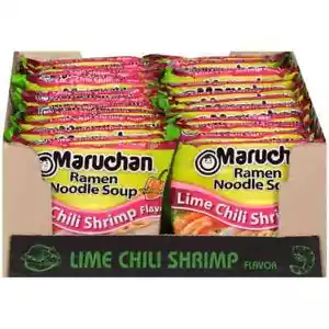 Maruchan Ramen Limette Chili Garnelen Geschmack, 3,0 Oz, Packung mit 3 Unzen (Pack 24) - Bild 1 von 6