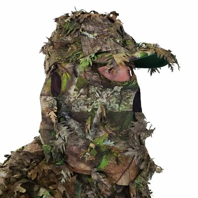 NWTF Mossy Oak Obsession Leafy Camo Hat with Front Face Mask (OSFM, Adjustable) - Image 1 of 4