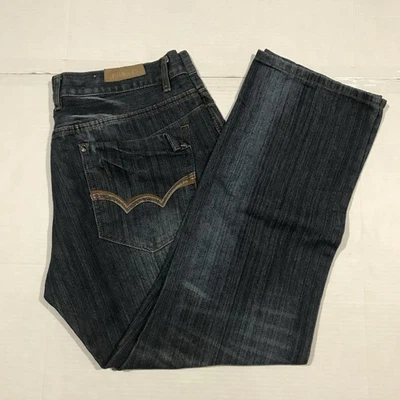 Pantalones de mezclilla azules para hombre FUSAI, talla 38/30, pierna recta vintage 1997 Foto 1 de 4