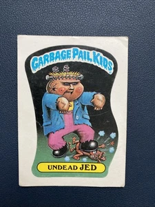 Pegatinas Topps Garbage Pail Kids 1986 #112B Undead Jed - Imagen 1 de 2