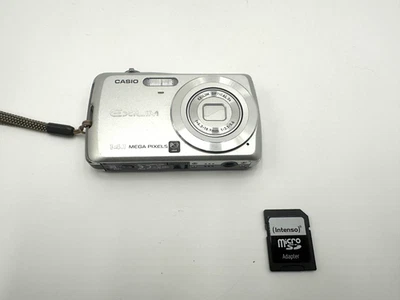 Casio Exilim EX-Z37 – Digitalkamera – 14.1 MP – Silber  ungetestet - Bild 1 von 4