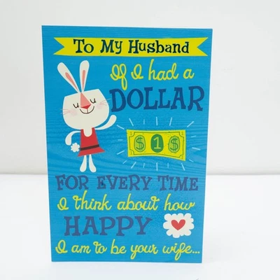 Father's Day Greeting Card Husband Humor American Greetings w/ Envelope NOS - Image 1 of 4