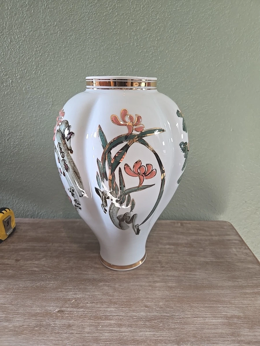 陶瓷多色老式原版古董日本花瓶| eBay