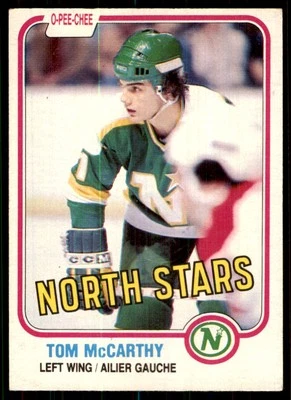 1981-82 O-Pee-Chee Tom McCarthy Minnesota North Stars #164 - Image 1 of 2