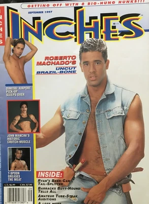 Vintage INCHES mag.Sept 1997  VOL 12 No. 1  Gay Interest Physique  Male Models- - Image 1 of 4