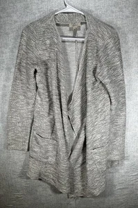 Style & Co Sweater Open-front Cardigan Textured Gray Women’s Size XS - Picture 1 of 7
