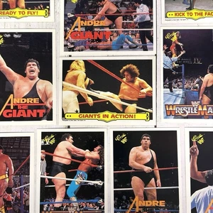 13 Card Lot Andre The Giant WWF 1985 Topps Wrestling 1990 WWE Classic - Picture 1 of 10